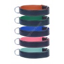 Ace Comfy Leather Dog Collar Padded and lined with ELK Leather (Tan, Baby Blue, Purple, Blue, Pink, Green)